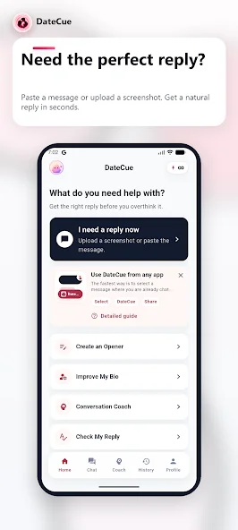 DateCue Google Play mağaza ekran görüntüsü 1