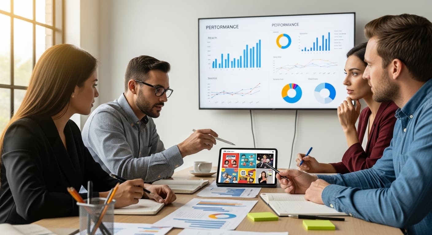 Dijital pazarlama stratejisi planlayan ekip