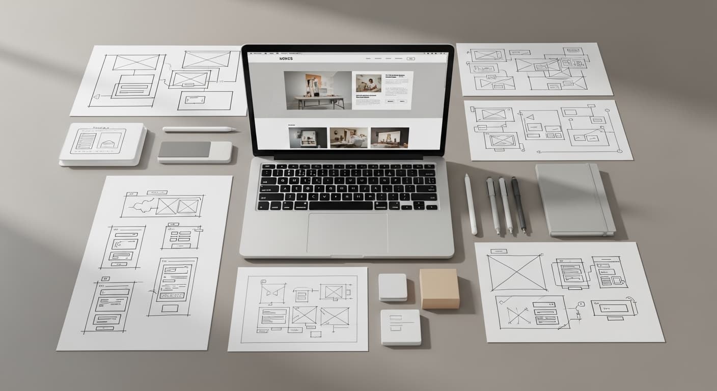 Mobil uyumlu web tasarım yerleşimi ve responsive bileşen düzeni